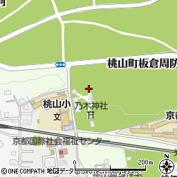 乃木神社宝物館周辺の地図