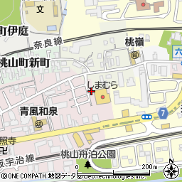京都府京都市伏見区桃山町和泉5-7周辺の地図