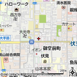 京都銀行伏見支店周辺の地図