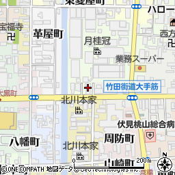 京都府京都市伏見区片原町300-25周辺の地図