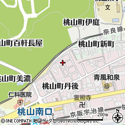 京都府京都市伏見区桃山町丹後33周辺の地図