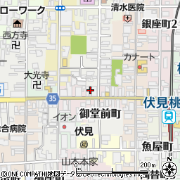 明光義塾伏見桃山教室周辺の地図