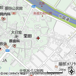兵庫県加西市北条町栗田50周辺の地図
