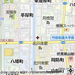 京都府京都市伏見区片原町300-52周辺の地図