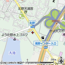 すし官太滝野社店周辺の地図