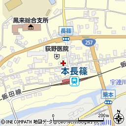 片桐理容店周辺の地図