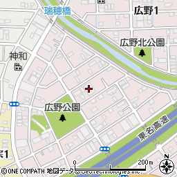 ナナミ広野倉庫周辺の地図