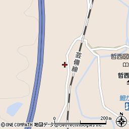 岡山県新見市哲西町矢田3345-1周辺の地図