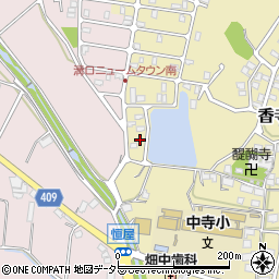 兵庫県姫路市香寺町中寺236-7周辺の地図