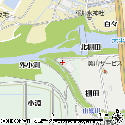 愛知県岡崎市美合町外小渕周辺の地図
