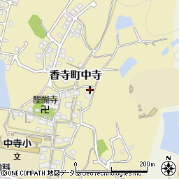 兵庫県姫路市香寺町中寺420周辺の地図