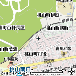 京都府京都市伏見区桃山町丹後33-93周辺の地図