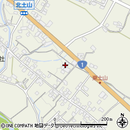 滋賀県甲賀市土山町北土山772周辺の地図