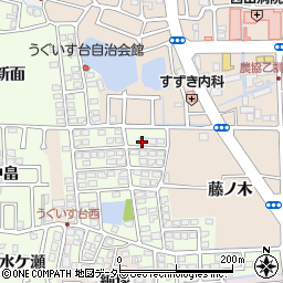京都府長岡京市うぐいす台147周辺の地図