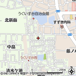 京都府長岡京市うぐいす台151-6周辺の地図