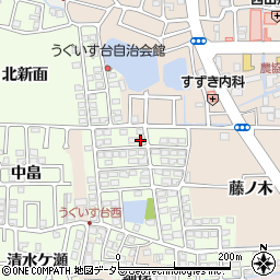 京都府長岡京市うぐいす台151-2周辺の地図