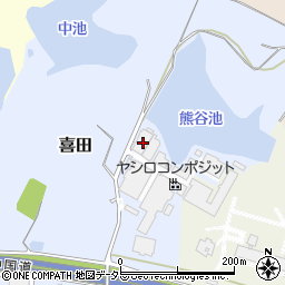 兵庫県加東市喜田507-37周辺の地図