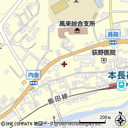 愛知県新城市長篠内金5-9周辺の地図