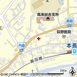 愛知県新城市長篠内金5周辺の地図