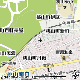 京都府京都市伏見区桃山町丹後33-84周辺の地図