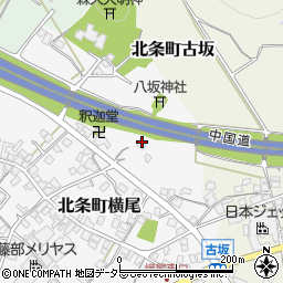 兵庫県加西市北条町横尾746周辺の地図