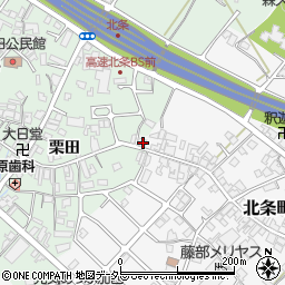 兵庫県加西市北条町横尾123周辺の地図