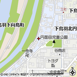 京都府京都市伏見区下鳥羽南三町62周辺の地図