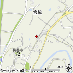 兵庫県三田市宮脇198周辺の地図