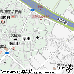 兵庫県加西市北条町栗田93周辺の地図