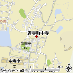 兵庫県姫路市香寺町中寺417周辺の地図