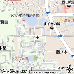 京都府長岡京市うぐいす台150-1周辺の地図