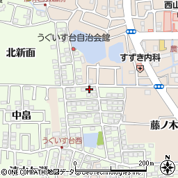 京都府長岡京市うぐいす台151-4周辺の地図