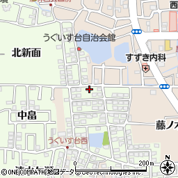 京都府長岡京市うぐいす台151-5周辺の地図