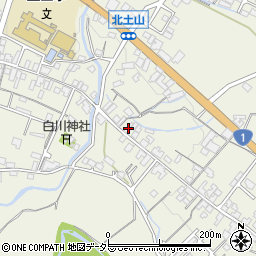 滋賀県甲賀市土山町北土山780周辺の地図