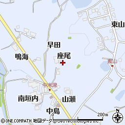 兵庫県川辺郡猪名川町木津座尾周辺の地図