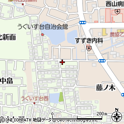 京都府長岡京市うぐいす台150-2周辺の地図