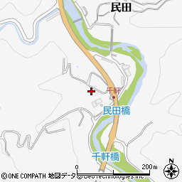 兵庫県川辺郡猪名川町民田平井周辺の地図