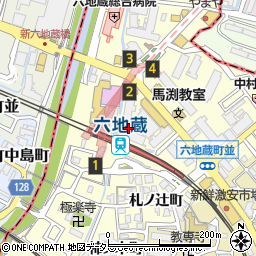京都府宇治市六地蔵奈良町周辺の地図