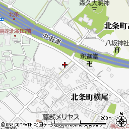 兵庫県加西市北条町横尾63周辺の地図