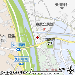 滋賀県甲賀市甲南町森尻351-2周辺の地図