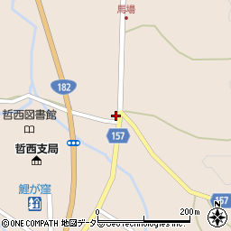 岡山県新見市哲西町矢田2546周辺の地図