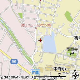兵庫県姫路市香寺町中寺236-10周辺の地図