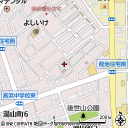 県職員寮周辺の地図