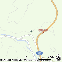 静岡県浜松市天竜区春野町領家1852周辺の地図