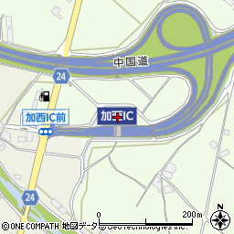 西日本高速道路株式会社　関西支社加西料金所周辺の地図
