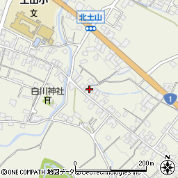 滋賀県甲賀市土山町北土山872周辺の地図