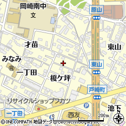 愛知県岡崎市戸崎町才苗12周辺の地図