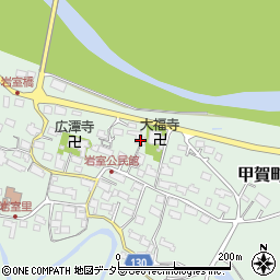 滋賀県甲賀市甲賀町岩室1346周辺の地図