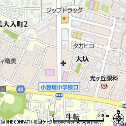 平安会館　竜美丘斎場周辺の地図