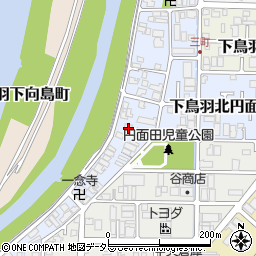 京都府京都市伏見区下鳥羽南三町67周辺の地図